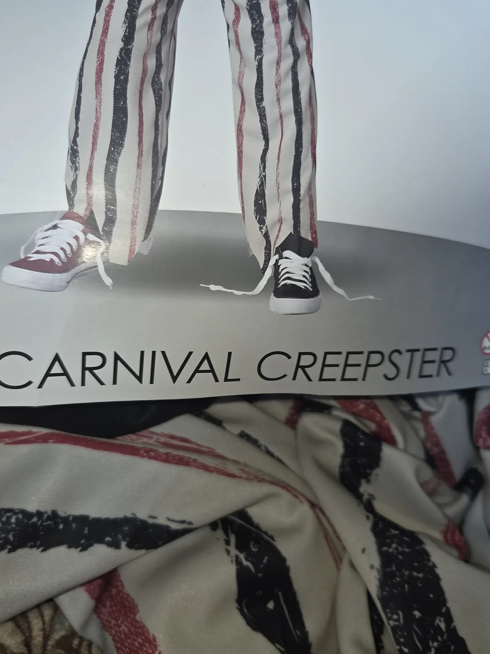 California Costumes Kids Carnival Creepster Clown Costume - Red, Black, White